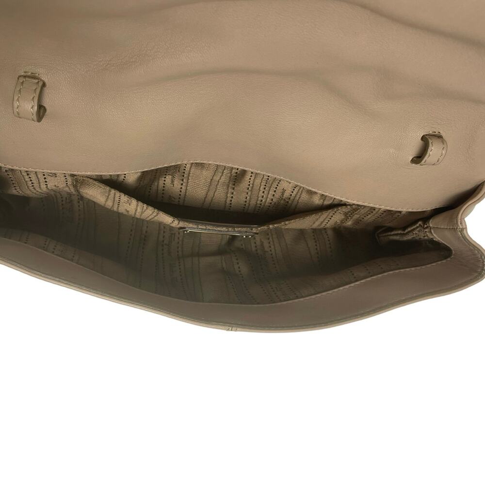 EUC - Salvatore Ferragamo Leather Rose Clutch - Picture 6 of 8